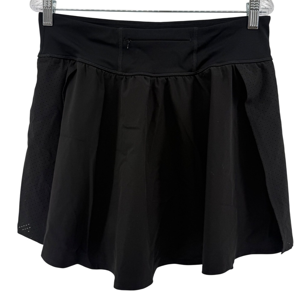 Spanx Get Moving Skort Black Athletic Tennis Golf Skirt Built-in Shorts XL - Picture 3 of 5